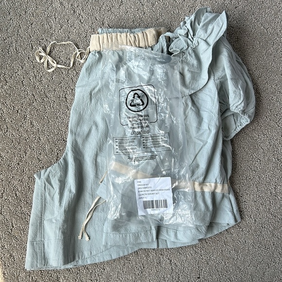 Free People Free-est Lilibeth Short Set Coquette Ruffle Cotton Romantic Set SM - Picture 9 of 11